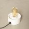 Vintage White Porcelain Wall or Ceiling Lamp 1
