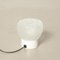 Vintage Porcelain Wall or Ceiling Lamp with Clear Bubble Shade 1