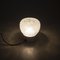 Vintage Porcelain Wall or Ceiling Lamp with Clear Bubble Shade, Image 8