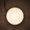Vintage Porcelain Wall or Ceiling Lamp with Clear Bubble Shade, Image 5