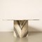 Vintage Square Striped Marble Table, Image 2