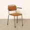 206 Grey Upholstered School Chair by W.H. Gispen for Gispen, 1930s 3