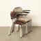 206 Grey Upholstered School Chair by W.H. Gispen for Gispen, 1930s, Image 7