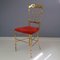 Brass Chiavari Side Chair by Giuseppe Gaetano Descalzi, 1960s, Image 1