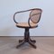 Bentwood No. 5501 Swivel Chair from ZPM Radomsko, 1970s 1