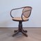 Bentwood No. 5501 Swivel Chair from ZPM Radomsko, 1970s, Image 1