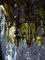 Goldener Bronze Kronleuchter mit geflügelten Sphinxen 9