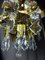 Golden Bronze Chandelier With Winged Sphinxes 8