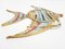 Large Ceramic Fighting Fish Wall Decoration Attributed to Aldo Londi for Bitossi, 1950s, Image 2