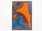 Große Französische Kunstfliesen, 1950er, 4er Set 2