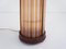 Art Deco Striped Colored Glass Table Light, 1930s, Image 5