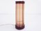 Art Deco Striped Colored Glass Table Light, 1930s 1