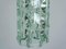 Massiver Glas Kronleuchter aus Kristallglas von Max Ingrand für Fontana Arte, Italien, 1960er 4