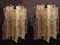 Gold Glass Elica Sconces by Toni Zuccheri for Venini, Italy, 1968, Set of 2, Image 2