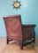 Antique Arts & Crafts Leather Armchair, 1900s, Image 5
