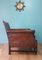 Antique Arts & Crafts Leather Armchair, 1900s, Image 4