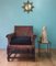 Antique Arts & Crafts Leather Armchair, 1900s 6