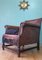 Antique Arts & Crafts Leather Armchair, 1900s, Image 3