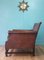 Antique Arts & Crafts Leather Armchair, 1900s, Image 8