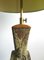 Chinesische Vintage Bronze Tischlampe im archaischen Stil von James Mont, 1970er 7