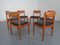Danish Solid Teak Dining Chairs from Glostrup, 1960s, Set of 6 7