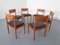 Danish Solid Teak Dining Chairs from Glostrup, 1960s, Set of 6, Image 2