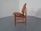 Teak and Brass Side Chair by Arne Hovmand-Olsen for Mogens Kold, 1950s 3