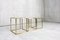 Brass and Glass Nesting Tables by Guy Lefevre for Maison Jansen, 1970s, Set of 3 4