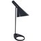 Lámpara de mesa negra de Arne Jacobsen para Louis Poulsen, Imagen 1