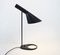 Lampada da tavolo nera di Arne Jacobsen per Louis Poulsen, Immagine 2