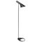 Schwarze Stehlampe von Arne Jacobsen für Louis Poulsen 1