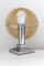Lámpara de mesa Art Déco de cromo, años 30, Imagen 4