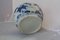 French Blue White Earthenware Cachepot Planter, 1960s 9