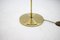 Mid-Century German Adjustable Brass Floor Lamp, 1980s, Image 4