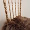 Sedie in ottone e lana islandese di Chiavari, Italia, anni '60, set di 2, Immagine 6