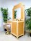 Vintage Faux Bamboo Dressing Table, 1980s 3