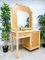 Vintage Faux Bamboo Dressing Table, 1980s 5