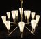 Italian Brass Ceiling Lamp, 1960s 2