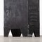 Armadietto industriale in metallo nero opaco di produzione industriale, Francia, anni '50, Immagine 15
