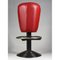 Italian Cast Iron and Leatherette Stool, 1970s, Image 2