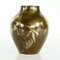 Vase Art Déco en Laiton par Paul Haulstein pour WMF Ikora, 1930s 2
