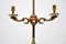 French Gilt Metal Floor Lamp, 1930s, Image 6