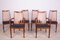 Mid-Century Teak and Leather Dining Chairs by Leslie Dandy for G-Plan, 1960s, Set of 6 3