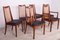 Mid-Century Teak and Leather Dining Chairs by Leslie Dandy for G-Plan, 1960s, Set of 6 8