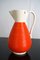 Vintage Italian Ceramic Water Pitcher and Glasses Set from Rometti, 1930s, Set of 4, Image 7