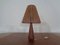 Lampada da tavolo Mid-Century in teak e sisal, Danimarca, anni '50, Immagine 1