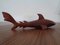 Danish Solid Teak Shark Sculpture, 1960s 3