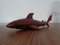 Danish Solid Teak Shark Sculpture, 1960s, Image 1