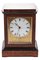 Antique Burr Walnut Ebonized Cased Desk Clock from Baldwin of Loughborough, Image 1