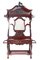 Antique Victorian Carved Mahogany Hall Stand 1